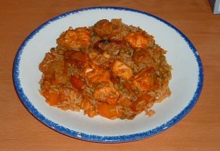 Riz au saumon et au thon (recette de Moez) Riz au saumon et au thon (recette de Moez)