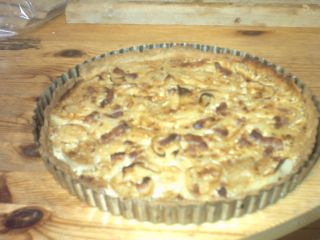 Tarte alsacienne cuite